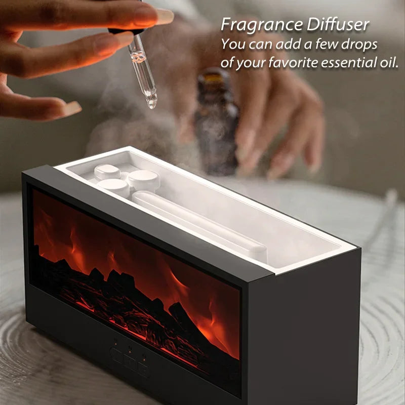 Dyfuzor zapachowy z kominkiem LED 150ml