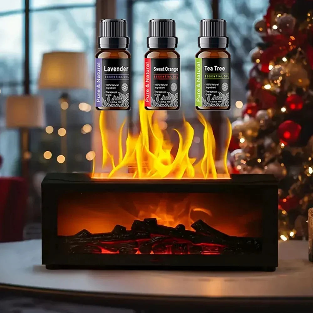 Dyfuzor zapachowy z kominkiem LED 300ml