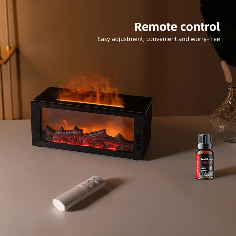 Dyfuzor zapachowy z kominkiem LED 300ml