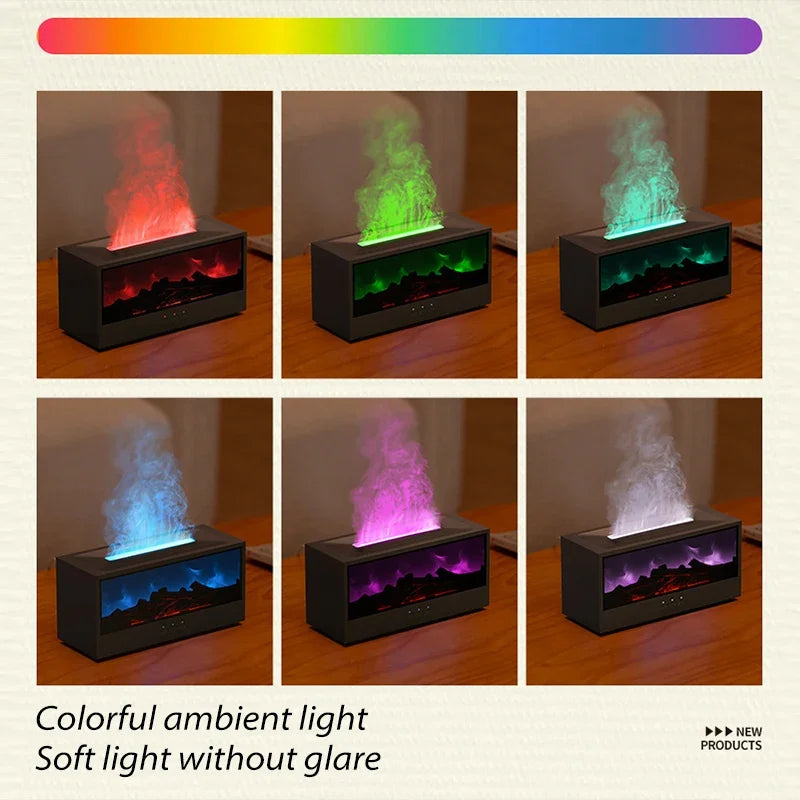 Dyfuzor zapachowy z kominkiem LED 150ml
